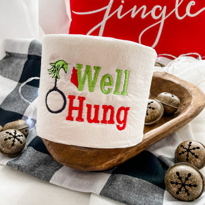 "Well Hung" Gag Toilet Paper