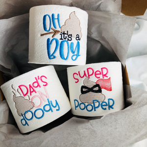New Parents Funny Toilet Paper Gift