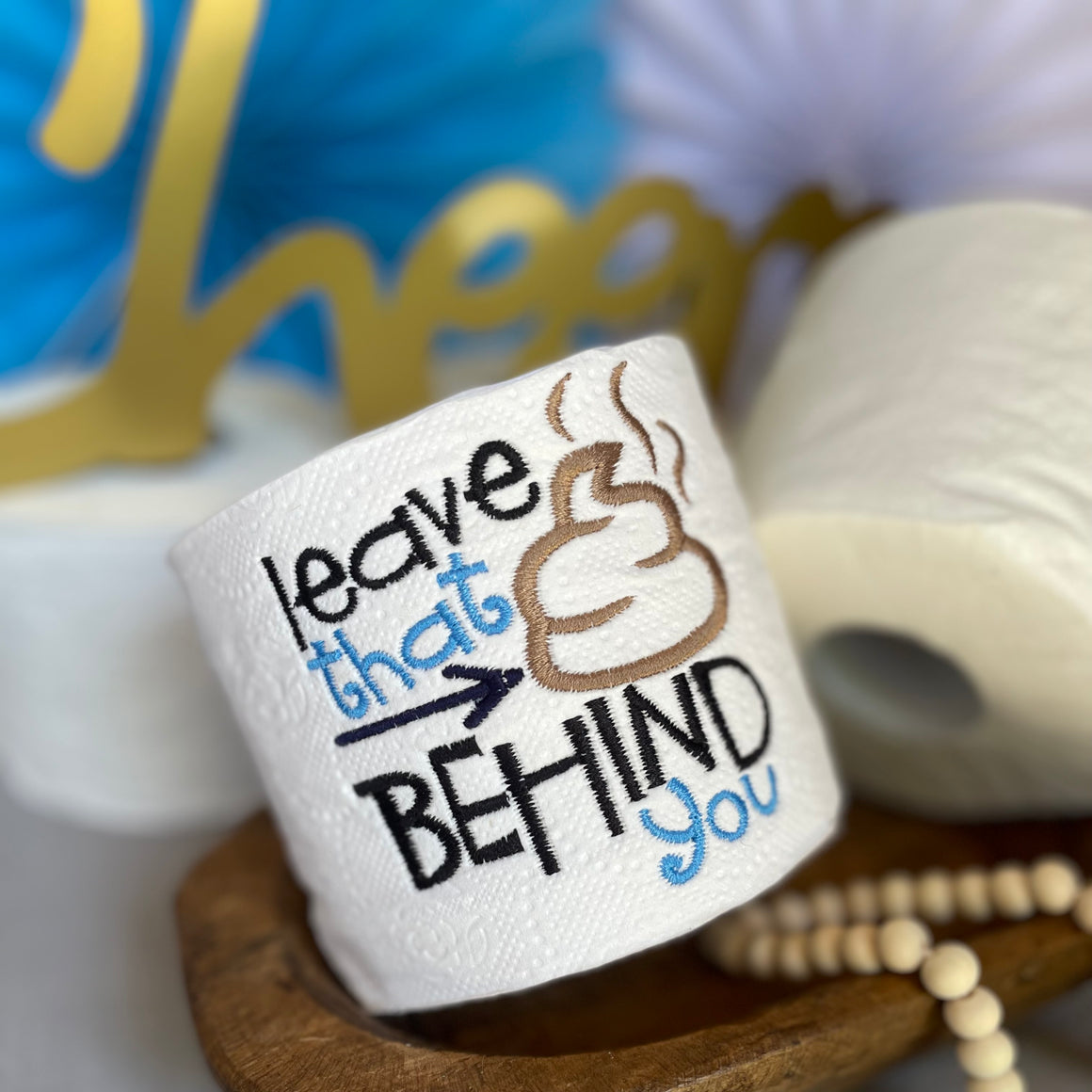 "Leave that ! Behind" Retirement Gift Toilet Paper