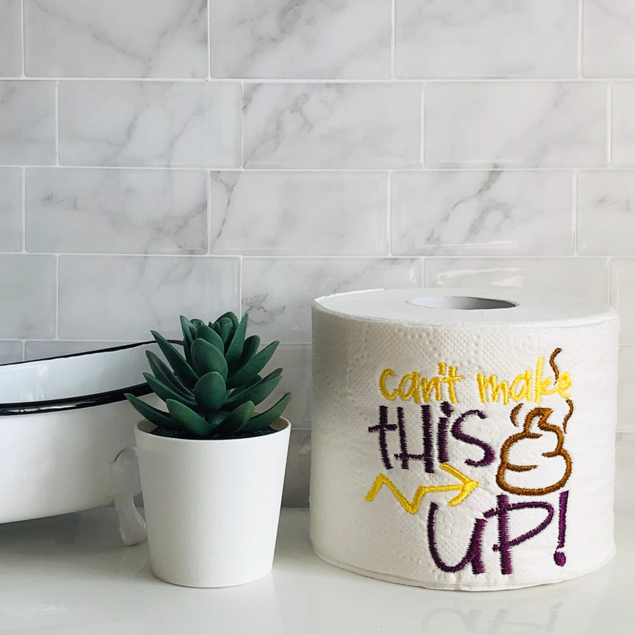 "Can't Make This ! Up" Funny Gag Gift Toilet Paper
