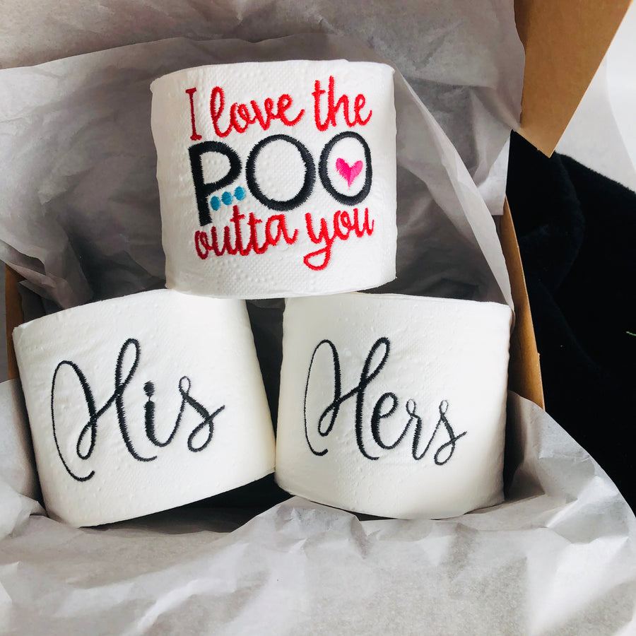 His and Hers Paper 1st Anniversary Gift Set