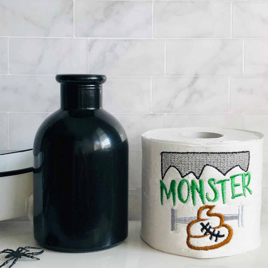 "Monster !" Funny Halloween Decoration Toilet Paper