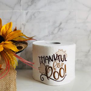 "Thankful for Poo" Hilarious Thanksgiving Joke Toilet Paper