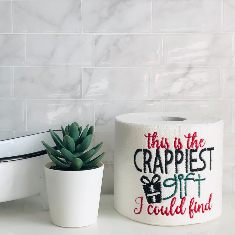 "This is the Crappiest Gift I Could Find" Secret Santa Toilet Paper