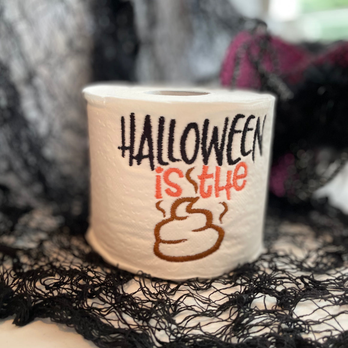 "Halloween is the !" Funny Gag Gift Toilet Paper