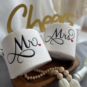 "Mr & Mrs" Gift Toilet Paper