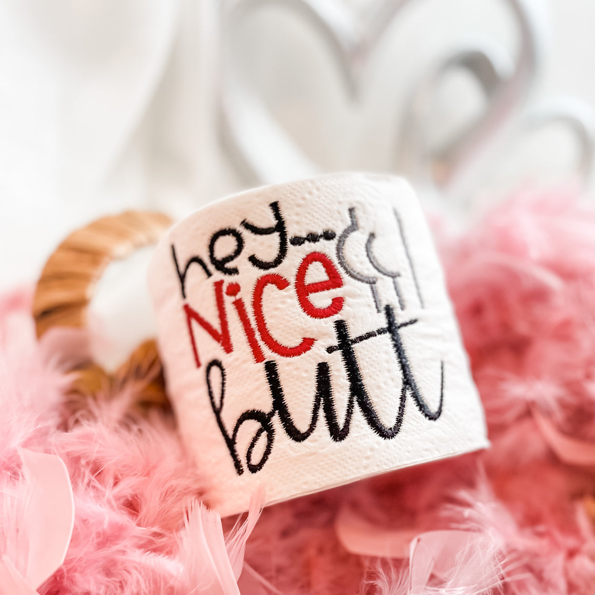 "Hey Nice Butt" Funny Paper 1st Anniversary Gift