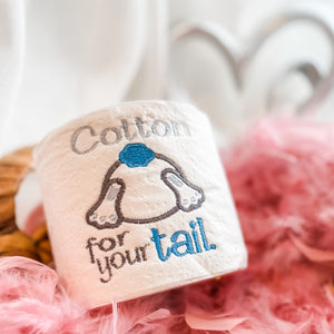 "Cotton for your Tail" Easter Toilet Paper
