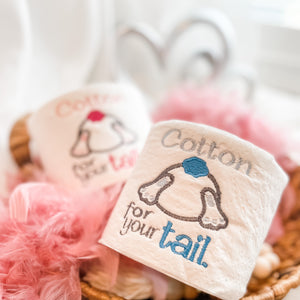 "Cotton for your Tail" Easter Toilet Paper