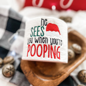"Christmas Funny Toilet Paper" Gift Set