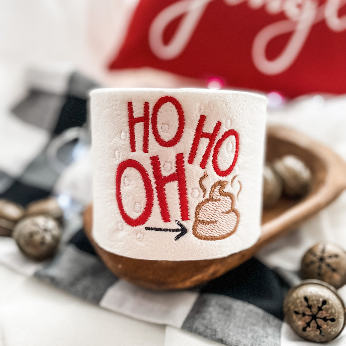 "Ho Ho Oh!" Funny Christmas Toilet Paper